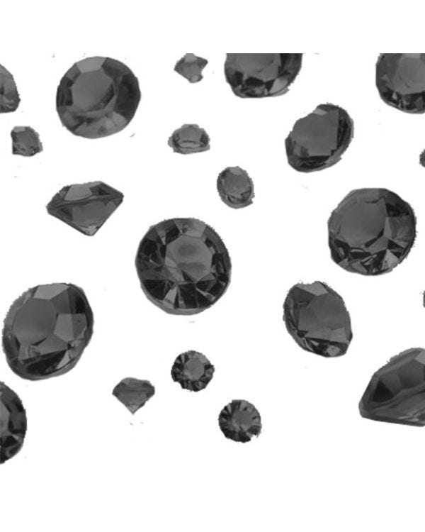 Black Gem Table Diamantes - Assorted (100g bag)