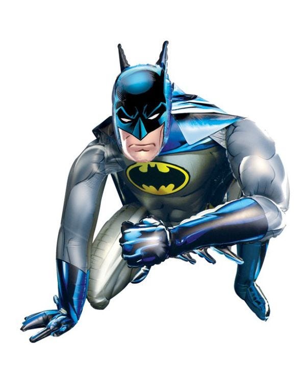 Batman Giant Foil Airwalker Balloon - 44&quot; x 36&quot;