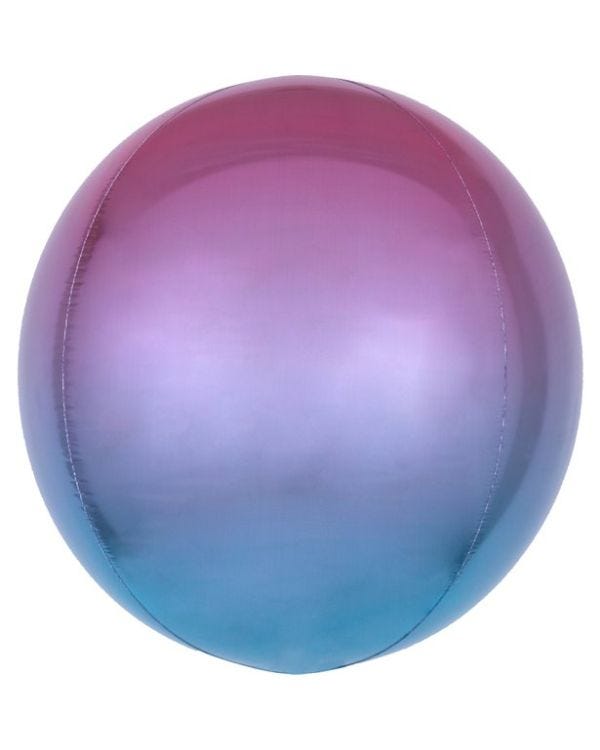 Ombre Purple &amp; Blue Orbz Balloon - 16&quot; Foil