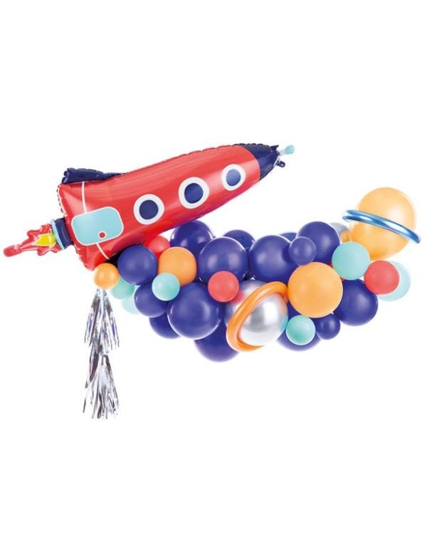 Space Balloon Arch Garland - 39 Balloons