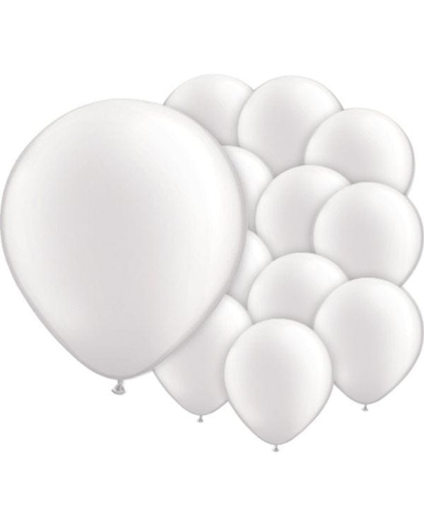 White Balloons - 5&quot; Pearl Latex (100pk)