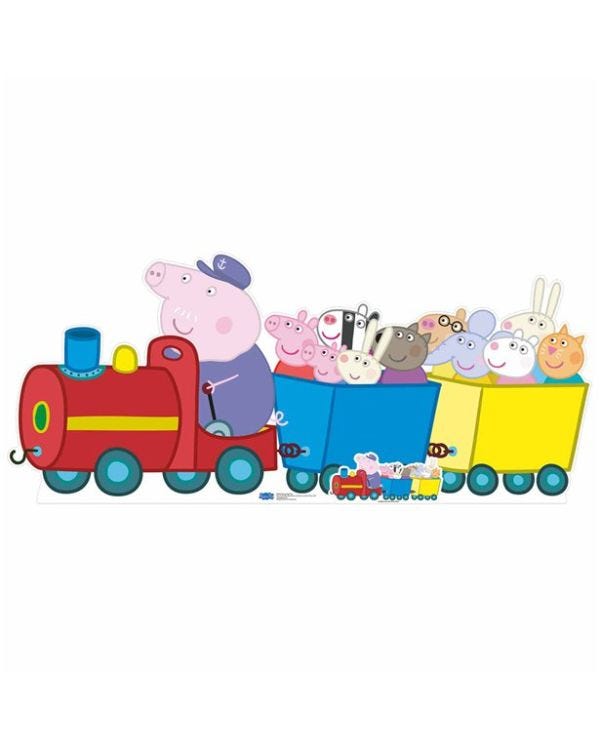 Grandpa Pigs Train Peppa Pig Cardboard Cutout - 195cm x 84cm