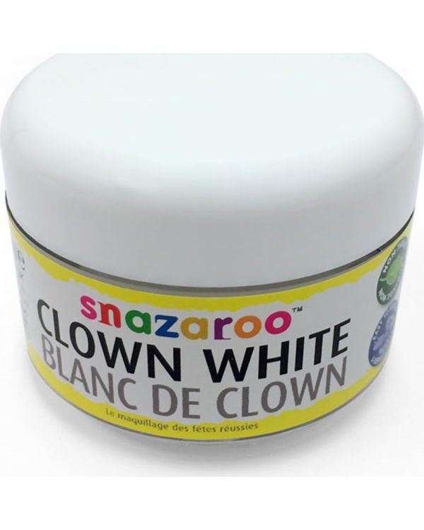 Snazaroo Clown White Face Paint - 50ml