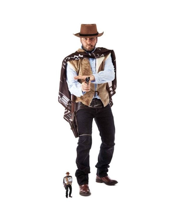 Cowboy Cardboard Cutout - 178cm x 61cm