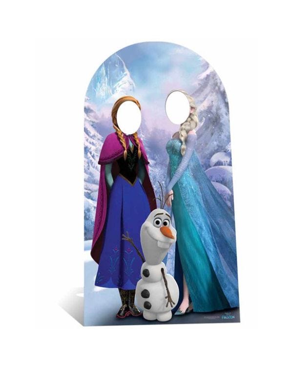 Frozen Stand-In Cardboard Photo Prop - 188cm x 94cm