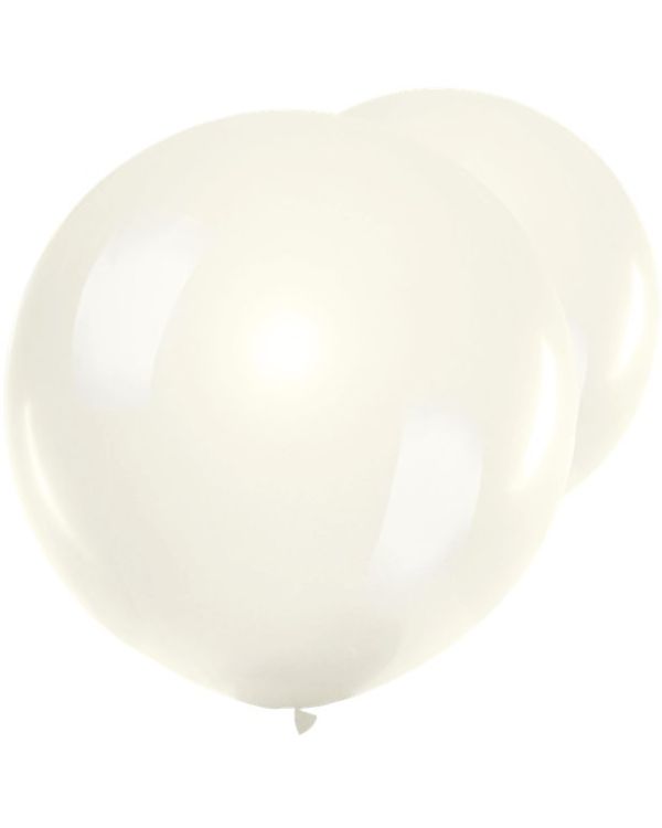 White Giant Balloons - 36&quot; Latex (2pk)