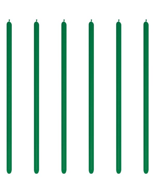Forest Green Modelling Balloons - 260 Latex (100pk)