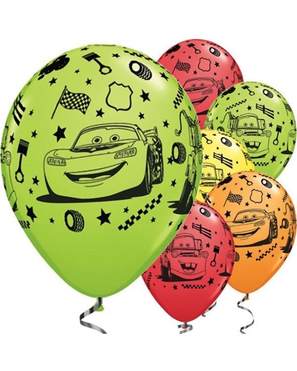 Disney Cars Balloons - 11&#039;&#039; Latex (25pk)