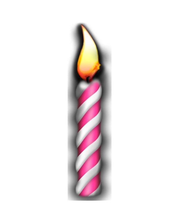 Birthday Candle Cardboard Cutout - 190cm x 31cm