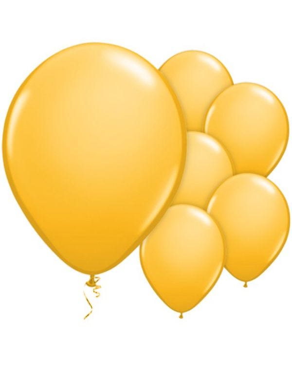 Goldenrod Balloons - 11&#039;&#039; Latex (100pk)