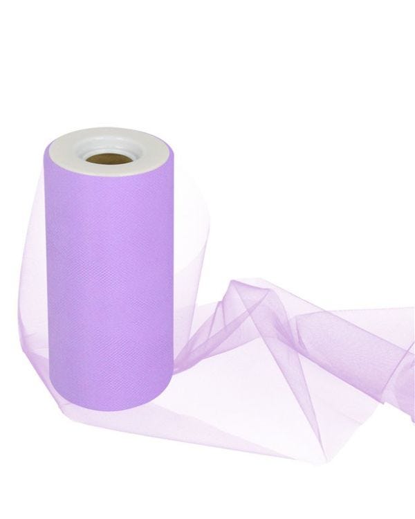 Lilac Tulle Roll - 15cm x 25m
