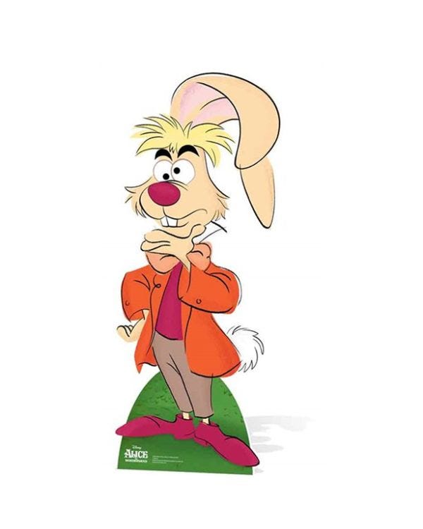 Life Size Alice in Wonderland March Hare Cardboard Cutout - 130cm x 56cm