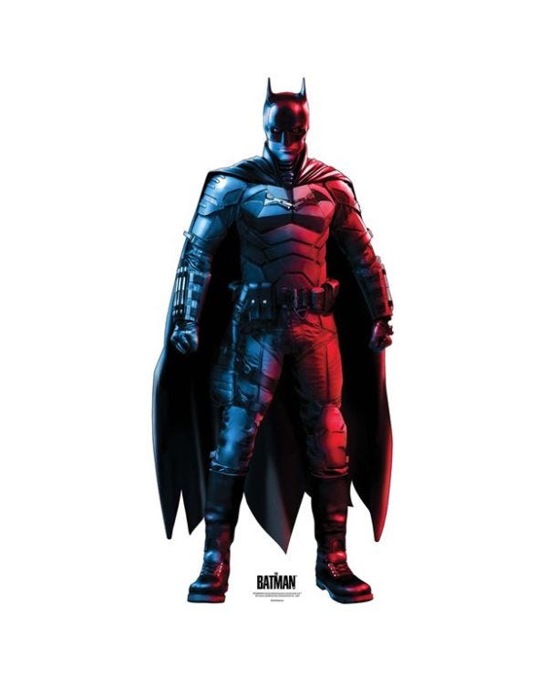 Batman Greatest Superhero (Robert Pattinson) Cardboard Cutout - 94cm x 44cm