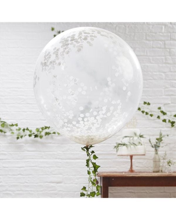 Beautiful Botanics Giant Confetti Balloons - 36&quot; (3pk)