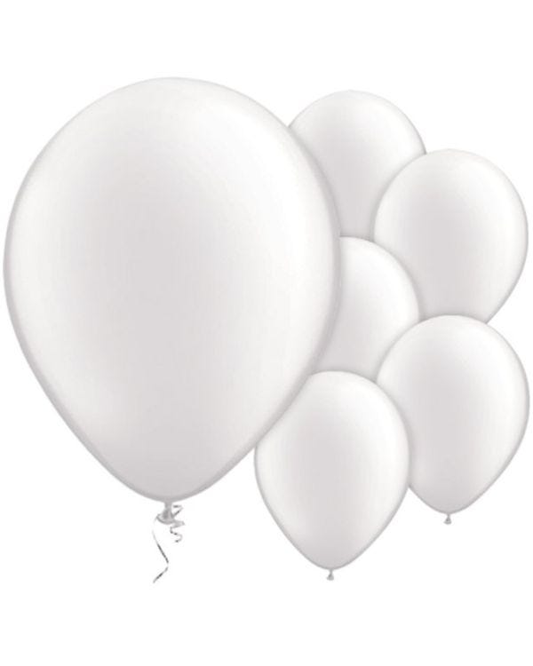 White Pearl Balloons - 11&#039;&#039; Latex (100pk)