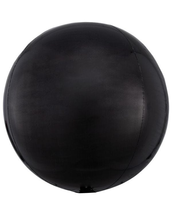 Black Orbz Balloon - 16&quot; Foil