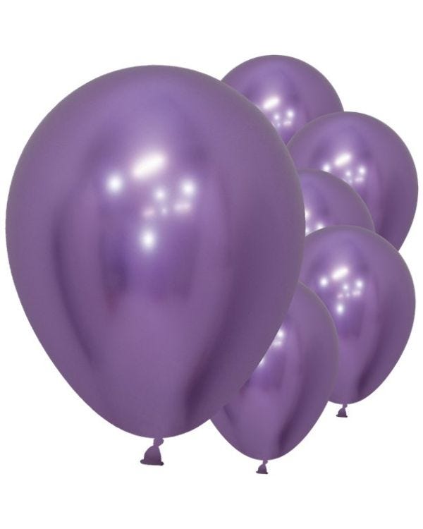 Violet Reflex Balloons - 12&quot; Latex (50pk)