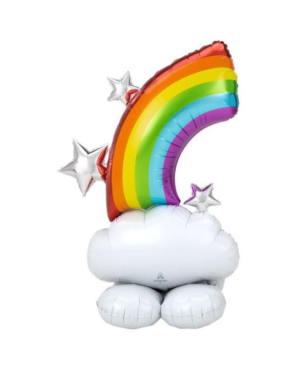 Rainbow AirLoonz Air Fill Foil Balloon - 52&quot;