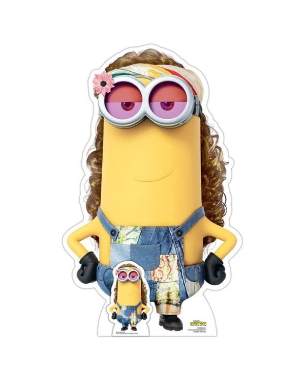 Minions 2 Kevin Hippy Small Cardboard Cutout - 95cm