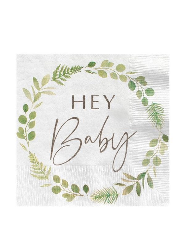 Botanical Baby Paper Napkins (16pk)
