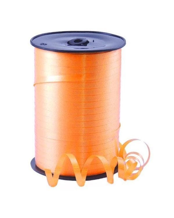 Tangerine Curling Balloon Ribbon - 500m