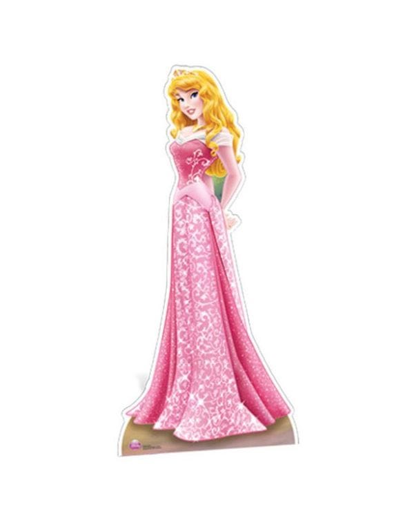 Life Size Sleeping Beauty &#039;Aurora&#039; Cardboard Cutout - 181cm x 72cm