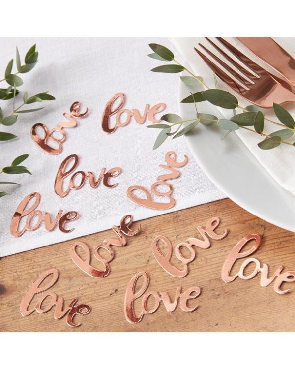 Beautiful Botanics Rose Gold &#039;Love&#039; Confetti - 14g Bag