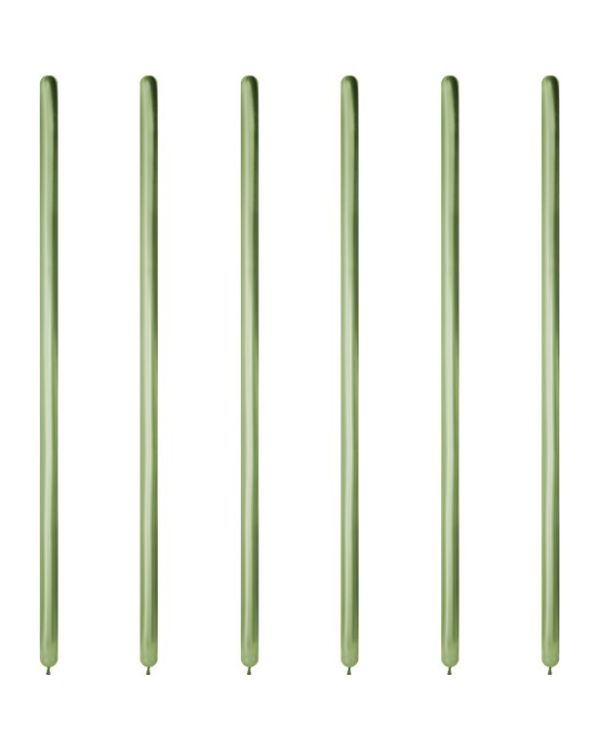 Lime Green Reflex Modelling Balloons - 260Q Latex (50pk)