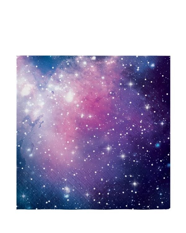 Galaxy Party Lunch Napkins - 32cm 2ply Paper (16pk)
