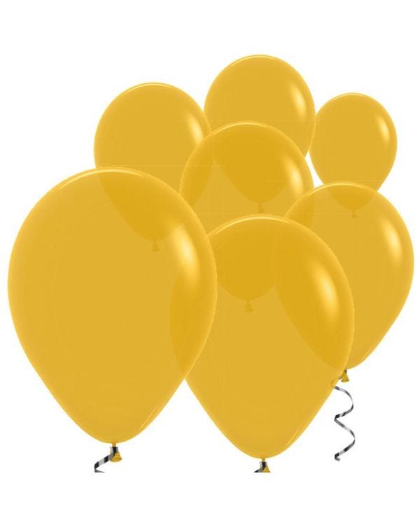 Mustard Balloons - 5&quot; Latex (100pk)