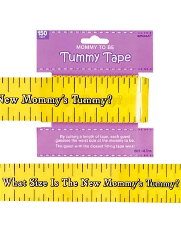 Baby Shower Measuring Tape Game