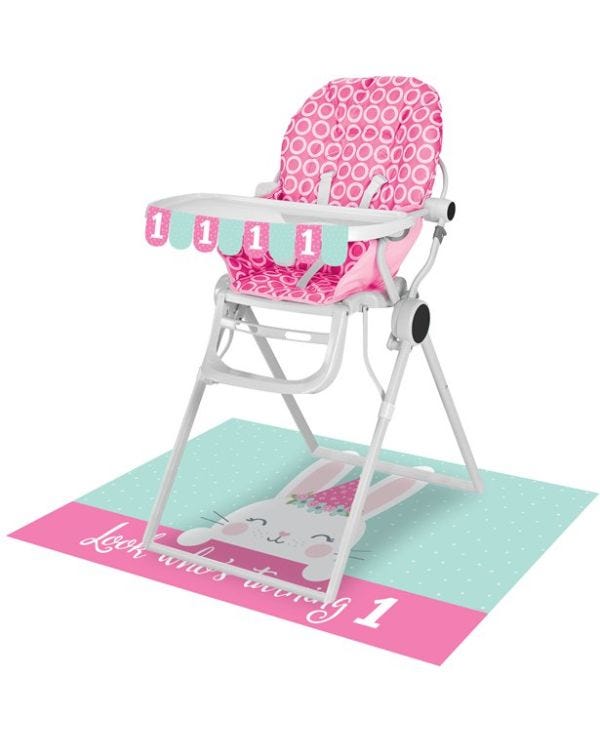Birthday Bunny High Chair Kit