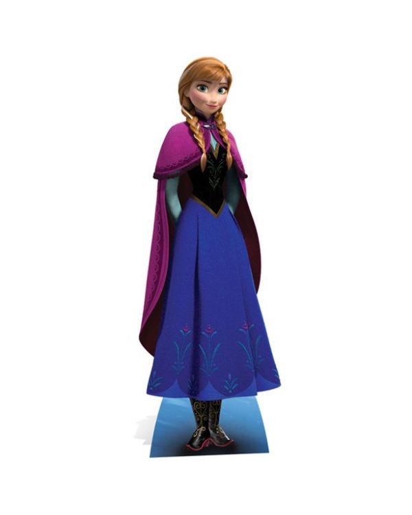 Frozen Anna Cardboard Cutout - 155cm x 56cm