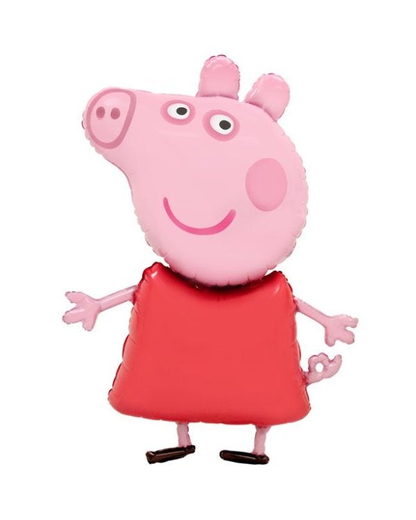 Peppa Pig Giant Foil Airwalker Balloon - 48&quot; x 36&quot;