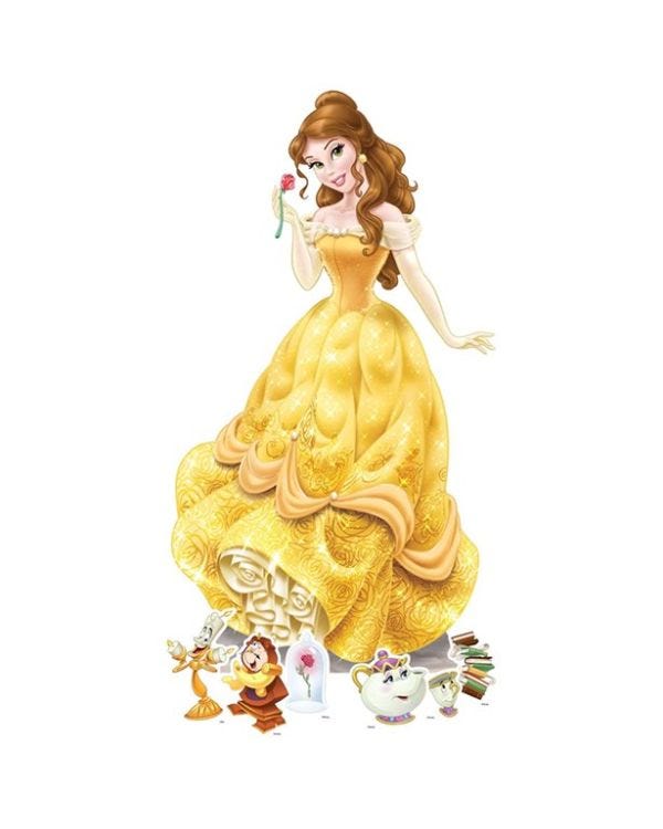 Disney Belle Cardboard Cutout - 134cm x 76cm
