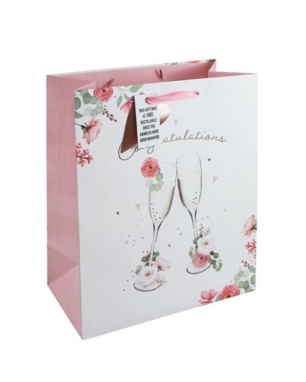 Congratulations Glasses Large Gift Bag