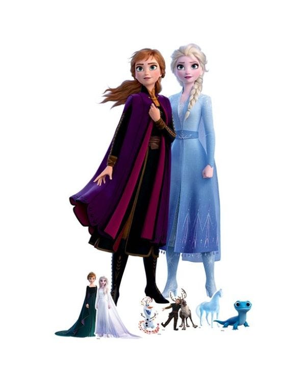 Disney Frozen Cardboard Cutout - 133cm x 77cm