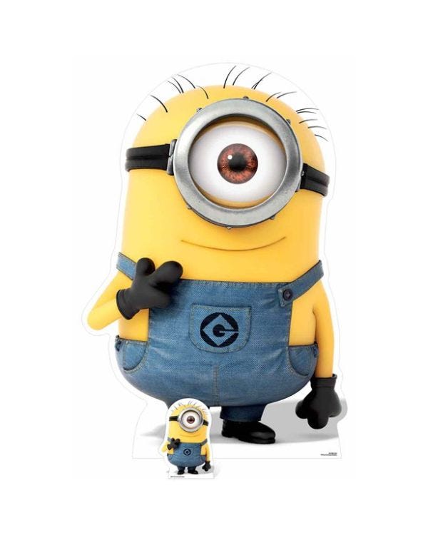 Carl Minion Cardboard Cutout - 139cm x 93cm