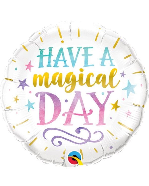 Magical Day Foil Balloon - 18&quot; Foil