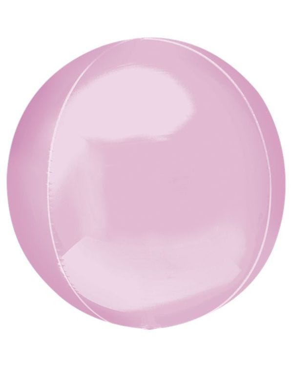 Pastel Pink Orbz Balloon - 16&quot; Foil