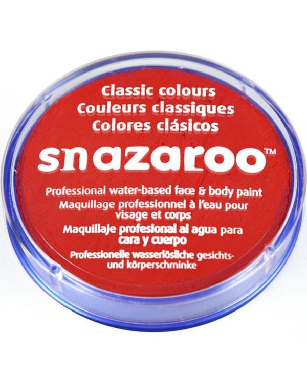Snazaroo Bright Red Face Paint - 18ml