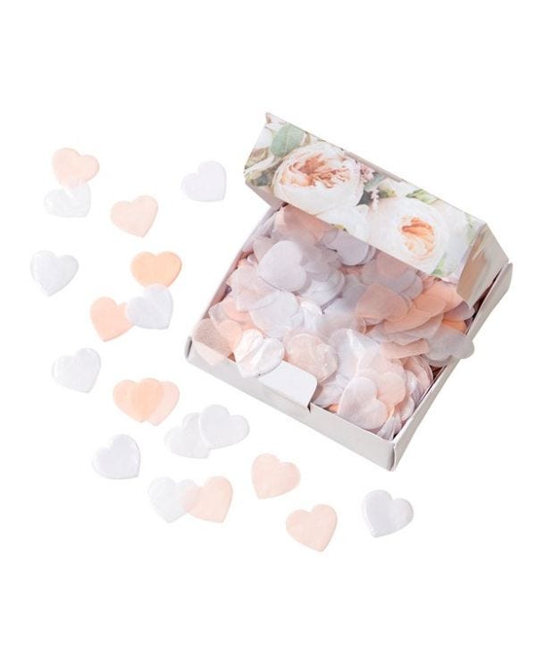 Pastel Tissue Heart Confetti