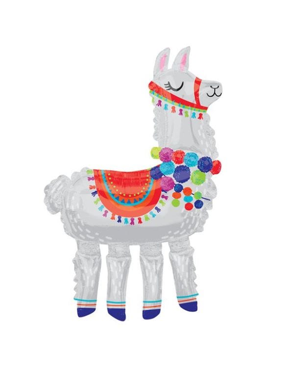 Llama Airwalker Balloon - 58&quot; Foil