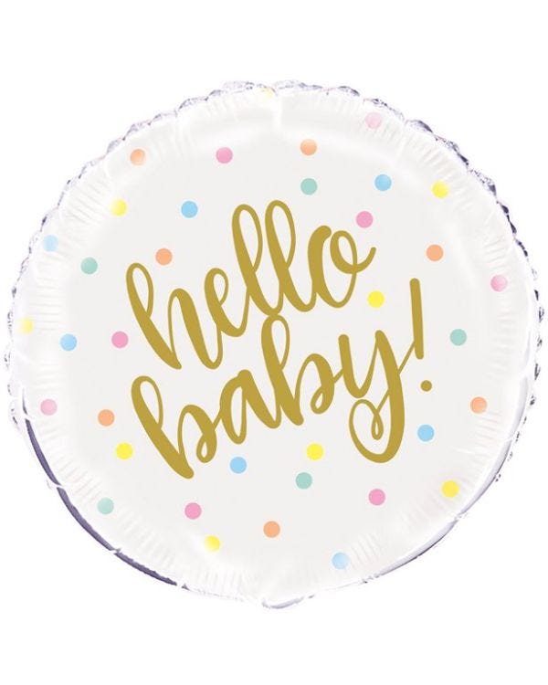 Hello Baby Foil Balloon - 18&quot;