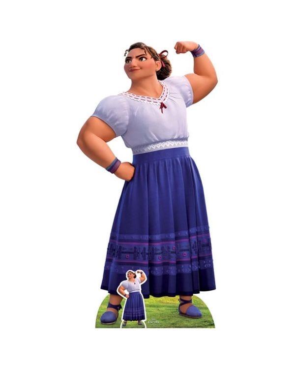 Encanto Luisa Large Cardboard Cutout - 185cm x 93cm