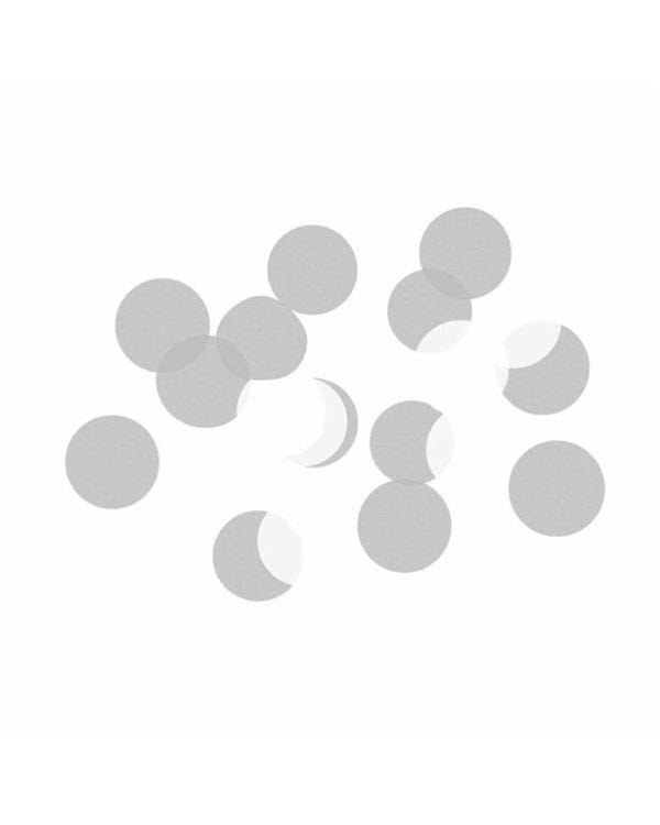 Silver &amp; White Tissue Paper Confetti (10g pack)