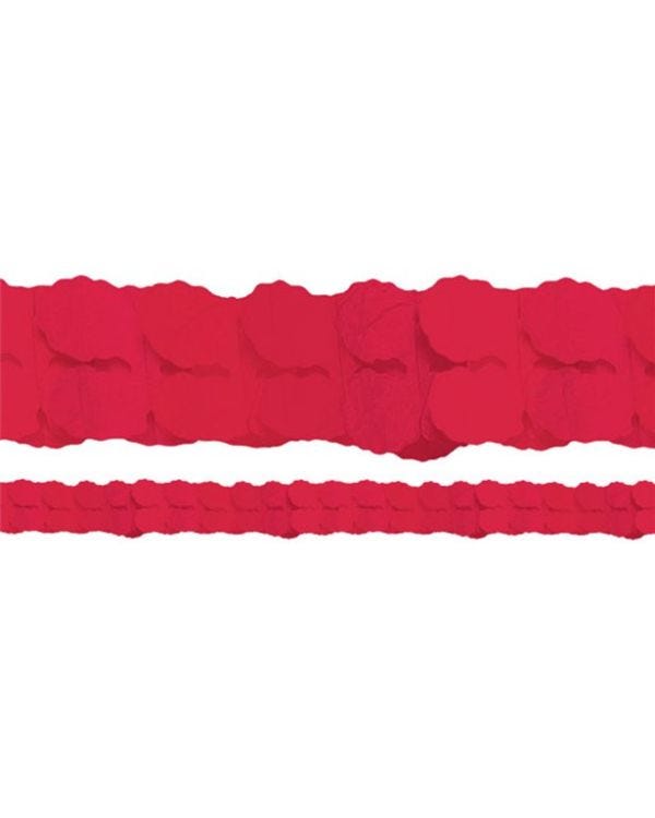 Red Paper Garland - 3.65m
