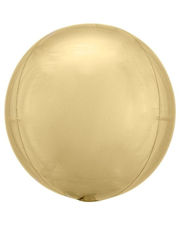 Orbz White Gold Foil Balloon - 16&quot;