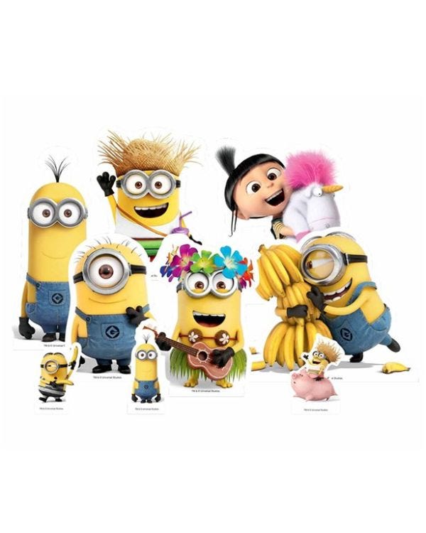 Despicable Me Minions Table Toppers (9pk)