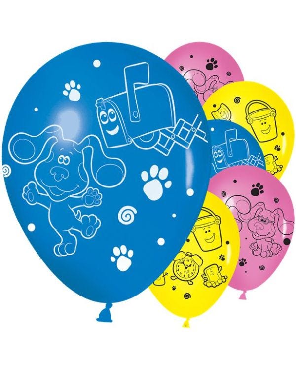 Blue&#039;s Clues Latex Balloons - 11&#039;&#039; (6pk)